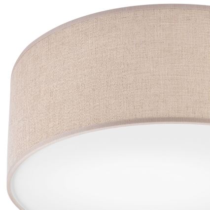 Plafonnier MONTE 1xE27/60W/230V Ø 35 cm marron