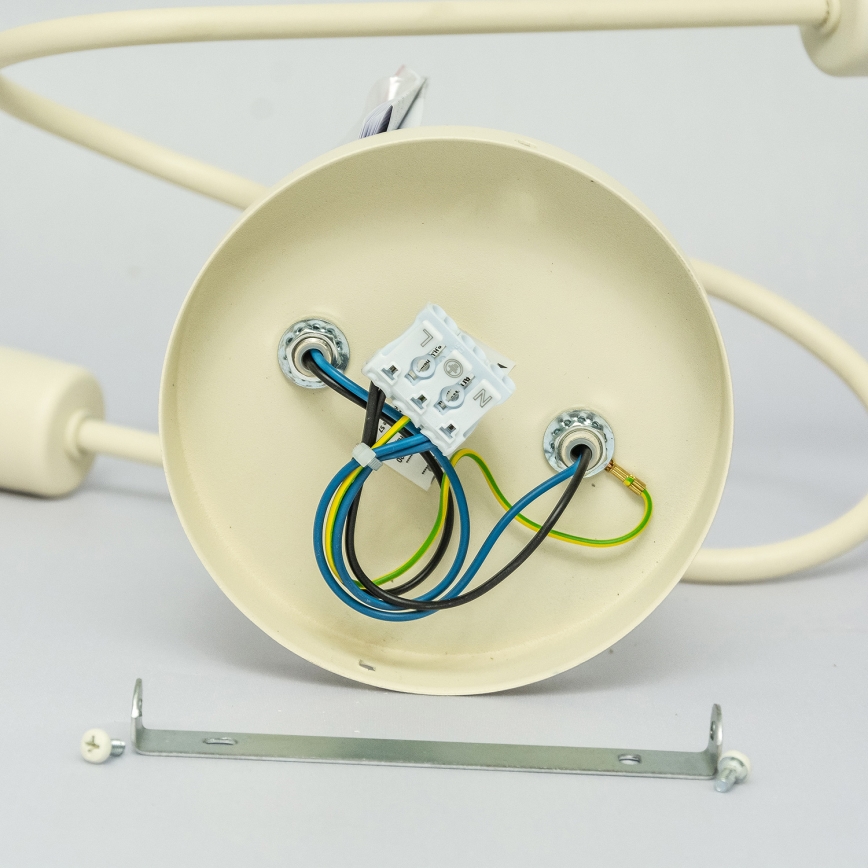 Plafonnier monté en surface OXFORD 2xE27/15W/230V crème