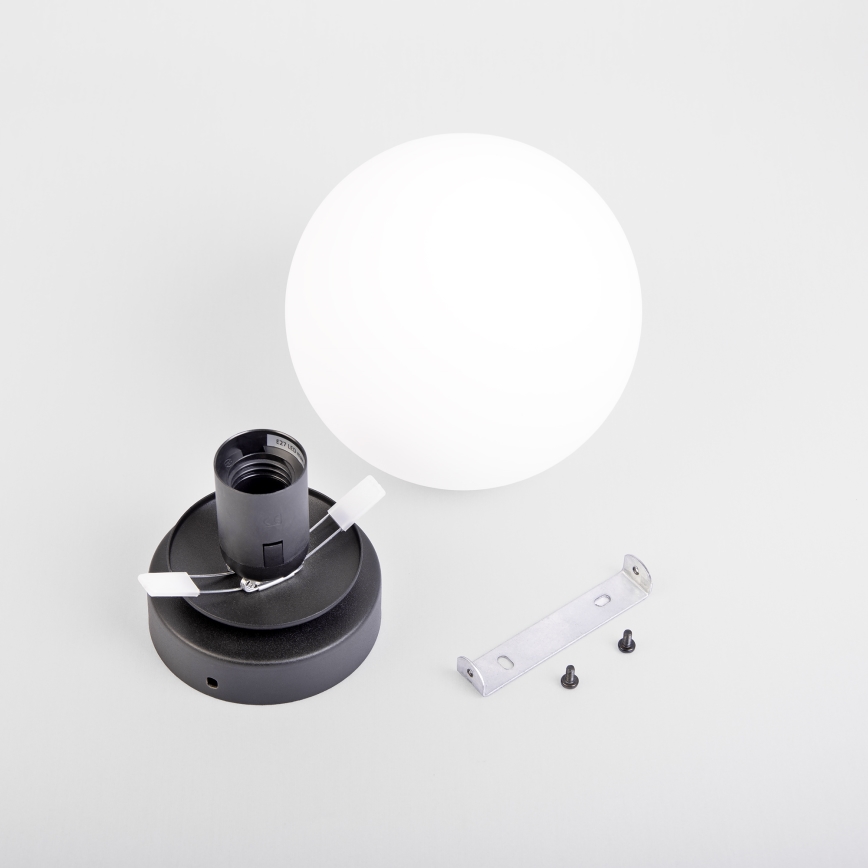 Plafonnier MOONLIGHT 1xE27/15W/230V Ø 16 cm noir