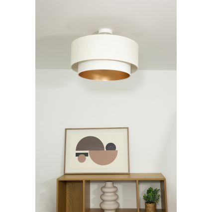 Plafonnier NATIA 1xE27/60W/230V blanc