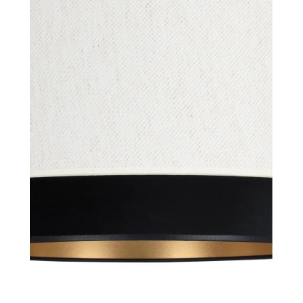 Plafonnier NATIA 1xE27/60W/230V Ø 45 cm blanc/noir