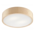 Plafonnier NATURAL 2xE27/60W/230V Ø 37,5 cm en pin