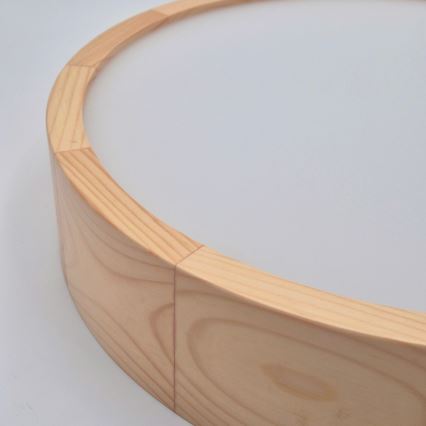 Plafonnier NATURAL 2xE27/60W/230V Ø 37,5 cm en pin