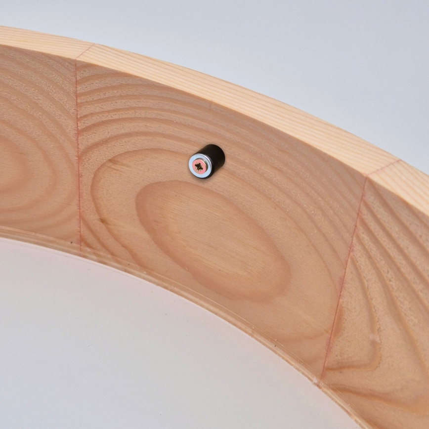 Plafonnier NATURAL 2xE27/60W/230V ø 37 cm pin - FSC certifié