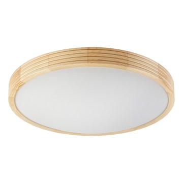 Plafonnier NATURAL MODERN SLIM 3xE27/15W/230V, Ø 47,5 cm, en pin