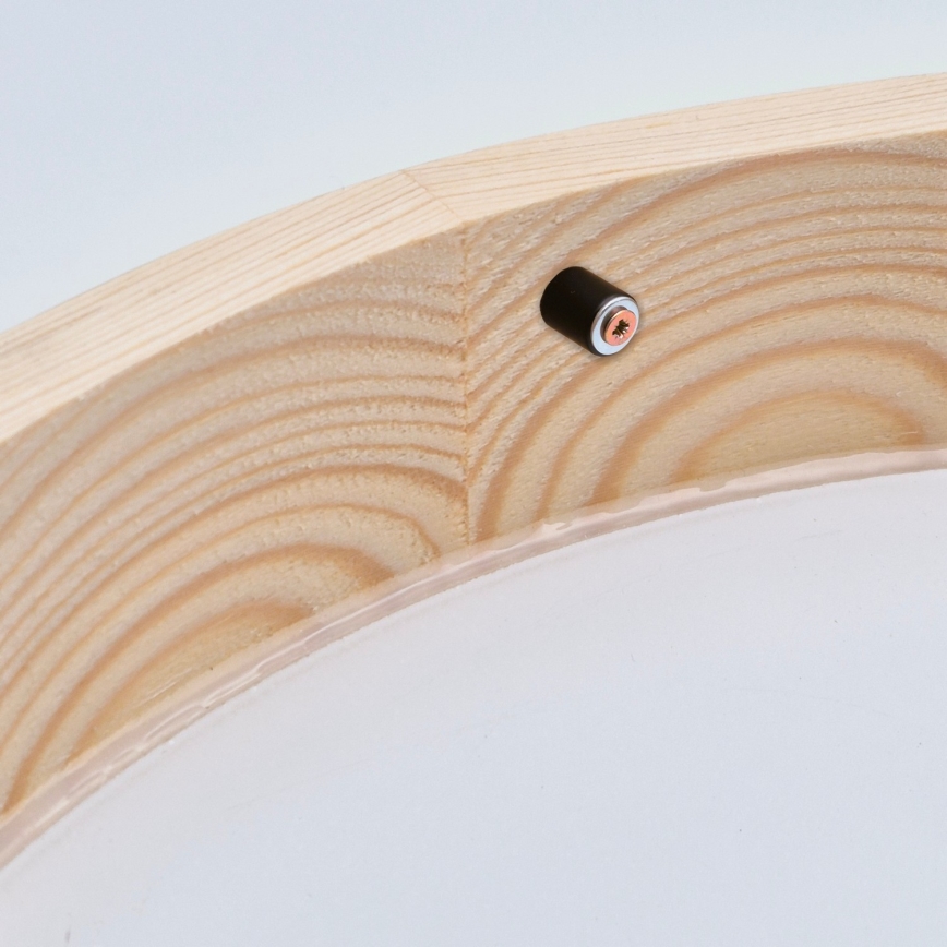 Plafonnier NATURAL SLIM 1xE27/60W/230V ø 27 cm pin