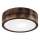 Plafonnier OAK SMOKY 1xE27/15W/230V ø 27,5 cm chêne/marron foncé