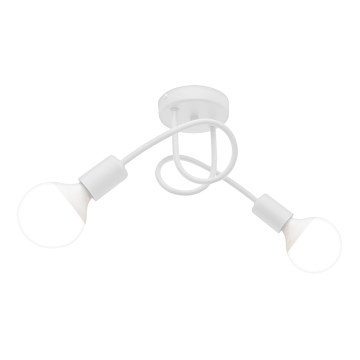 Plafonnier OXFORD 2xE27/15W/230V blanc