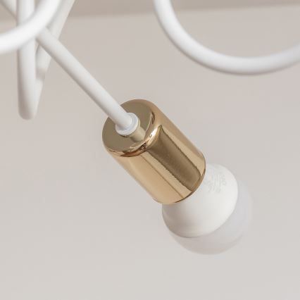 Plafonnier OXFORD 3xE27/15W/230V doré/blanc