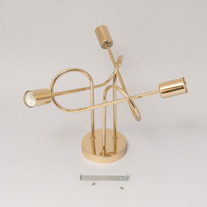 Plafonnier OXFORD 3xE27/15W/230V doré