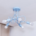 Plafonnier OXFORD 5xE27/15W/230V, bleu