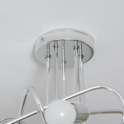 Plafonnier OXFORD 5xE27/15W/230V chrome brillant