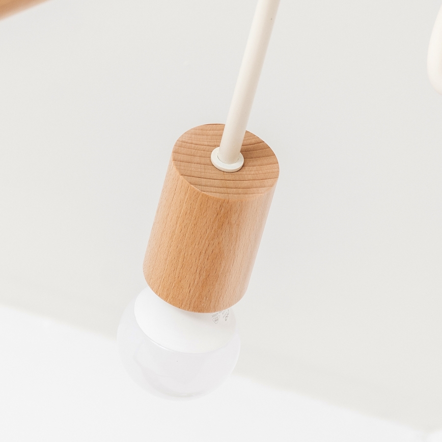 Plafonnier OXFORD 5xE27/15W/230V pin/crème