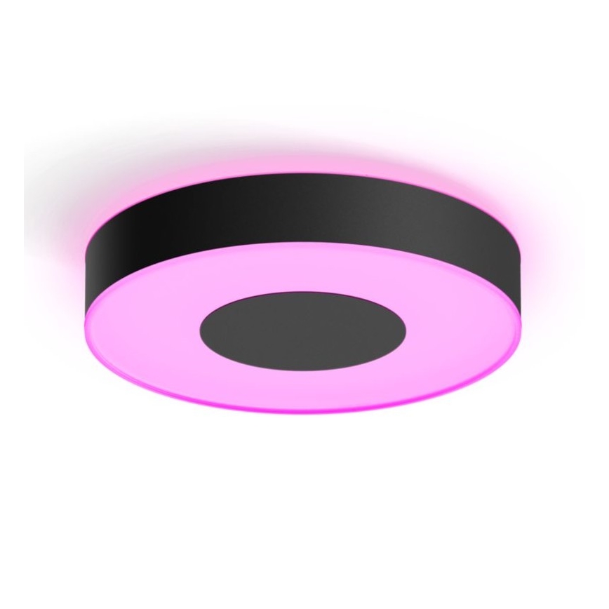 Philips - Plafonnier LED RGB dimmable Hue INFUSE LED/33,5W/230V 2000-6500K Ø 381 mm noir