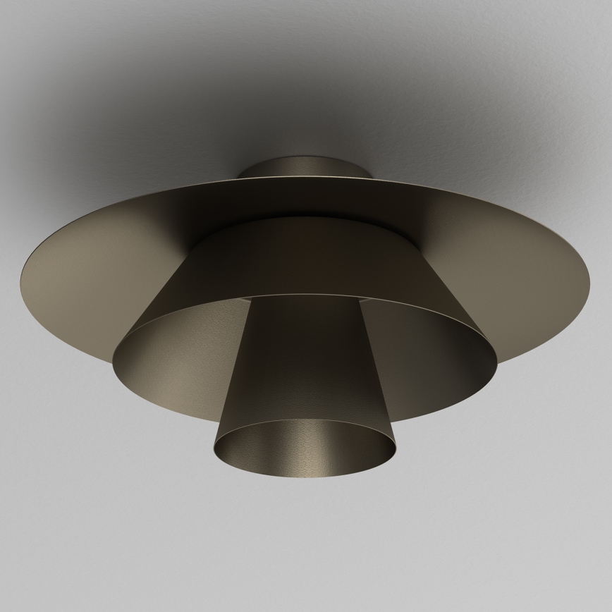 Plafonnier PLATO 1xE27/15W/230V Ø 32 cm anthracite