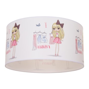 Plafonnier pour chambre d'enfant GIRLS VIBES 1xE27/60W/230V Ø 40 cm I love fashion