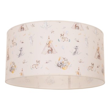 Plafonnier pour chambre d'enfant KIDS ROOM 1xE27/60W/230V Ø 40 cm, motifs animaux