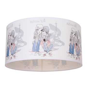 Plafonnier pour enfants GIRLS VIBES 1xE27/60W/230V Ø 40 cm Paris