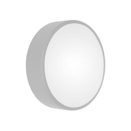 Plafonnier pour salle de bains CLEO avec détecteur, 3xE27/24W/230V, diamètre 40 cm, gris, IP54