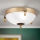 Plafonnier ROCCA 2xE27/60W/230V d. 31 cm bronze/blanc