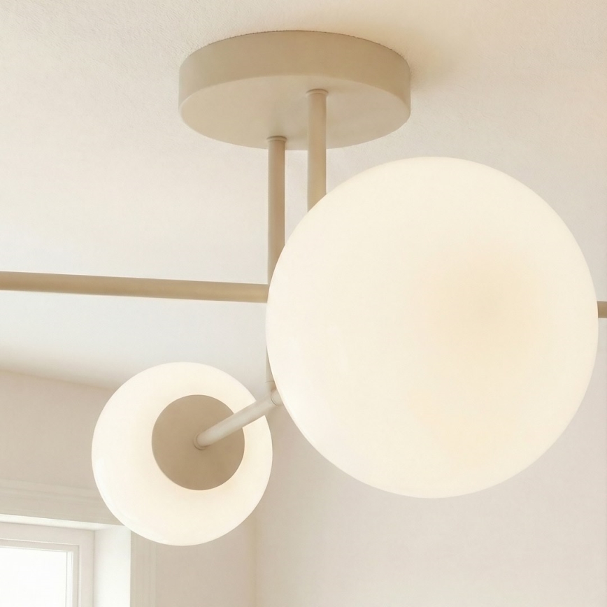 Plafonnier ROMA 4xE14/10W/230V beige