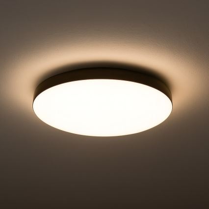 Plafonnier salle de bain MAYA LED/15W/230V d. 33 cm IP44 noir