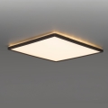 Plafonnier salle de bain NIVERA LED/18W/230V IP54 3000/4000/6000K 30x30 cm noir