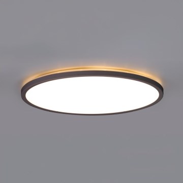 Plafonnier salle de bain NIVERA LED/32W/230V IP54 3000/4000/6000K d. 42 cm noir