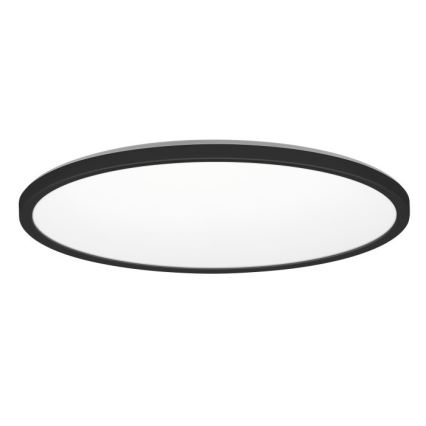 Plafonnier salle de bain NIVERA LED/32W/230V IP54 3000/4000/6000K d. 42 cm noir