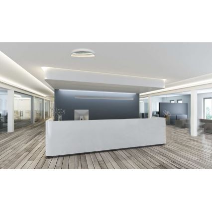 Plafonnier à intensité variable salle de bain SLIDE LED/6/12/18/24W/230V 2900/4000/6200K IP44 blanc