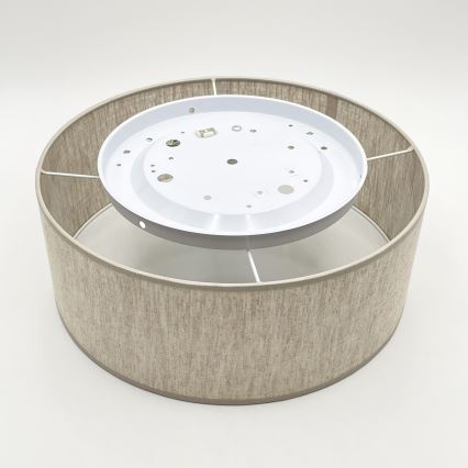 Plafonnier SIRJA 1xE27/15W/230V Ø 35 cm beige