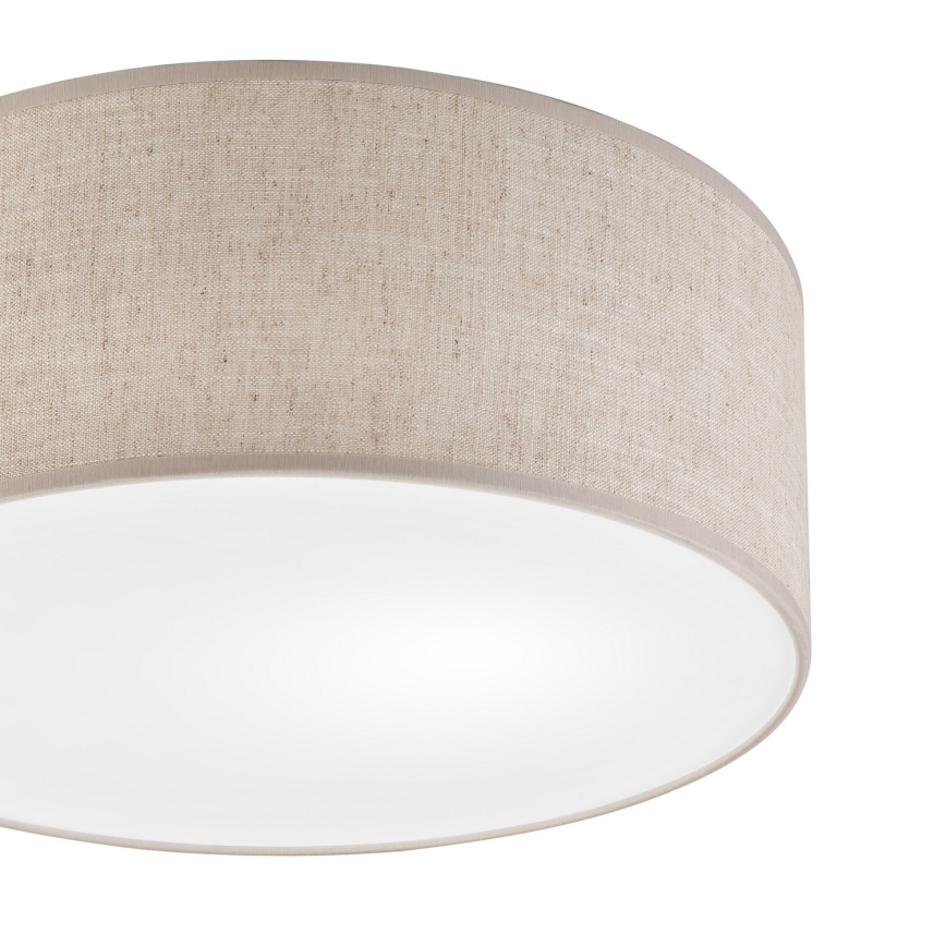 Plafonnier SIRJA 1xE27/15W/230V Ø 35 cm beige
