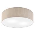 Plafonnier SIRJA 2xE27/15W/230V Ø 45 cm beige