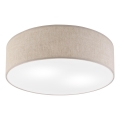 Plafonnier SIRJA 2xE27/15W/230V Ø 45 cm beige