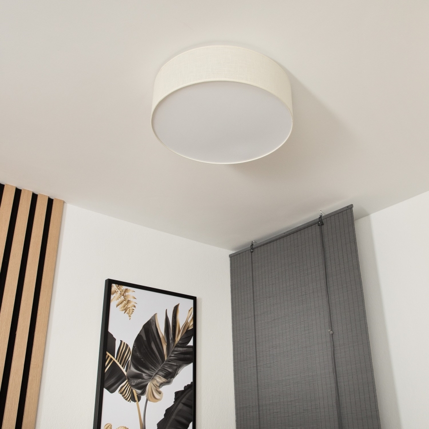 Plafonnier SIRJA 2xE27/15W/230V Ø 45 cm crème