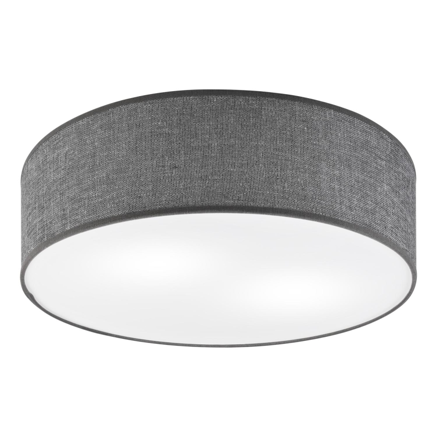 Plafonnier SIRJA 2xE27/15W/230V Ø 45 cm gris