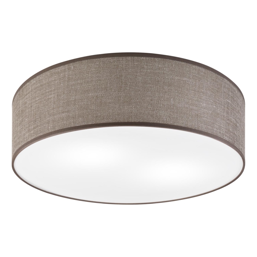 Plafonnier SIRJA 2xE27/15W/230V Ø 45 cm, marron