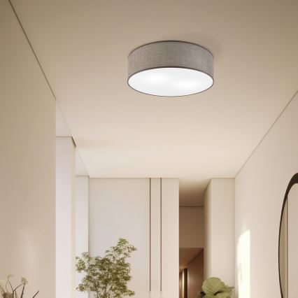 Plafonnier SIRJA 2xE27/15W/230V Ø 45 cm, marron