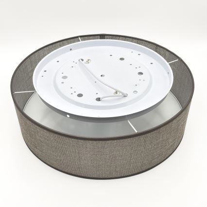 Plafonnier SIRJA 2xE27/15W/230V Ø 45 cm, marron