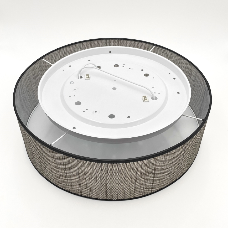 Plafonnier SIRJA 2xE27/15W/230V Ø 45 cm marron