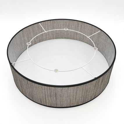 Plafonnier SIRJA 2xE27/15W/230V Ø 45 cm marron