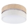 Plafonnier SIRJA DOUBLE BOHO 2xE14/15W/230V Ø 35 cm beige/crème