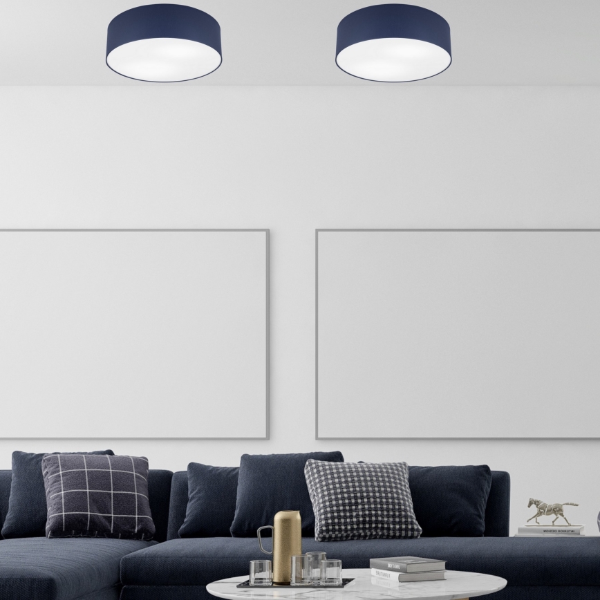 Plafonnier SIRJA PASTEL 2xE27/15W/230V Ø 45 cm, bleu foncé