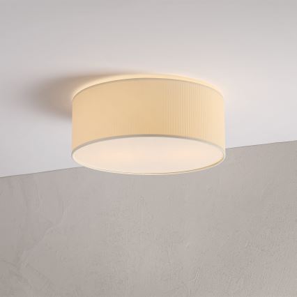 Plafonnier SIRJA PLISADO 2xE27/15W/230V Ø 35 cm crème