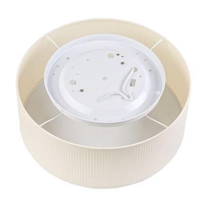 Plafonnier SIRJA PLISADO 2xE27/15W/230V Ø 35 cm crème