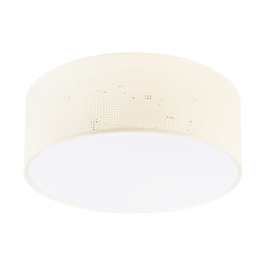Plafonnier SIRJA PLISADO 2xE27/15W/230V Ø 35 cm crème