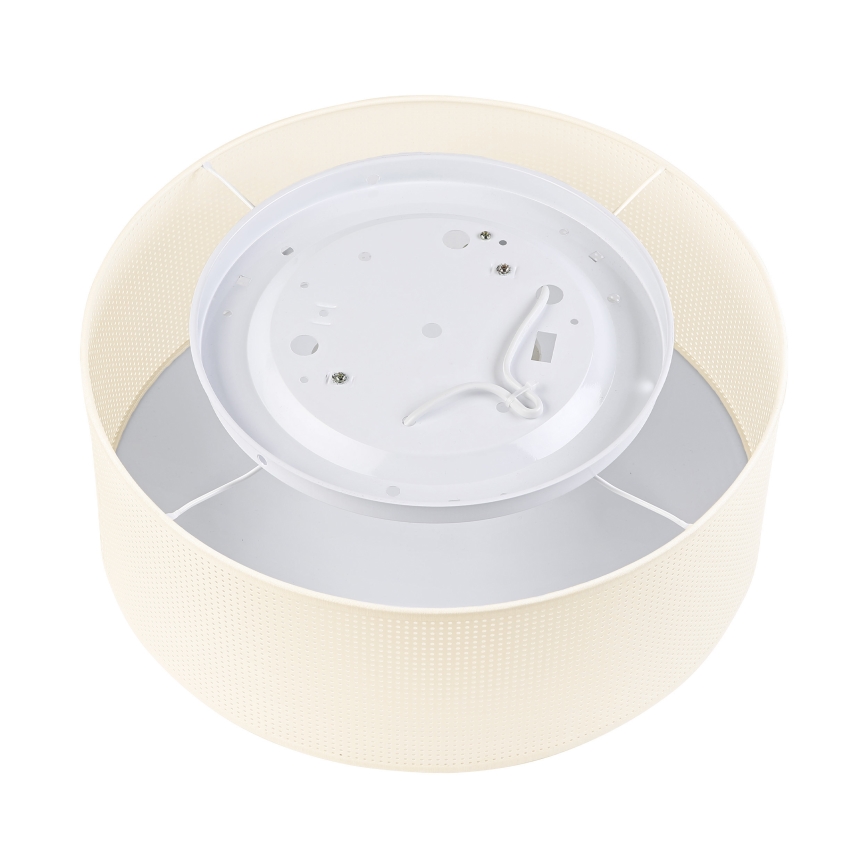 Plafonnier SIRJA PLISADO 2xE27/15W/230V Ø 35 cm crème
