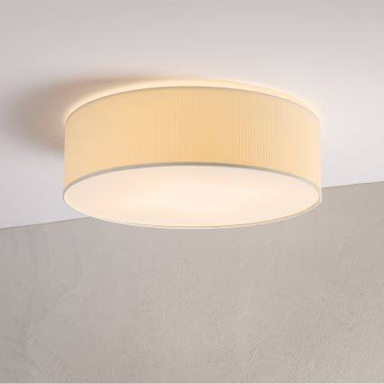 Plafonnier SIRJA PLISADO 4xE27/15W/230V Ø 45 cm couleur crème