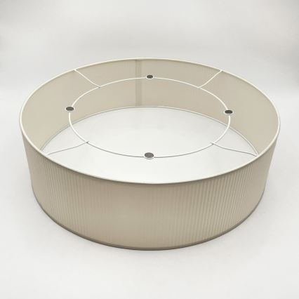 Plafonnier SIRJA PLISADO 4xE27/15W/230V Ø 45 cm couleur crème