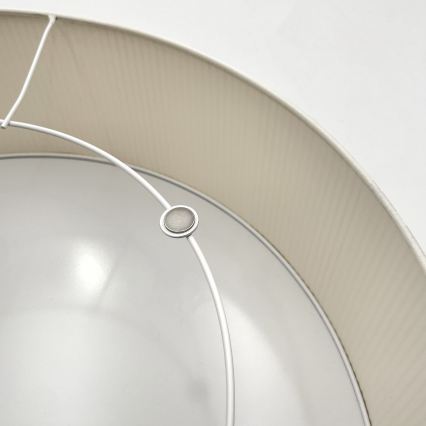Plafonnier SIRJA PLISADO 4xE27/15W/230V Ø 45 cm couleur crème